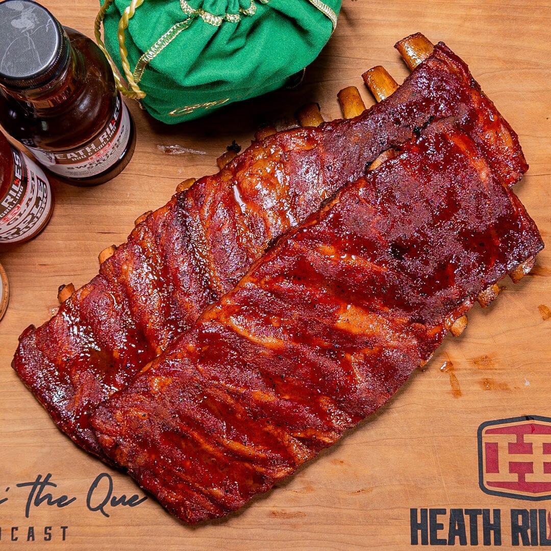Apple Bourbon Glazed Ribs