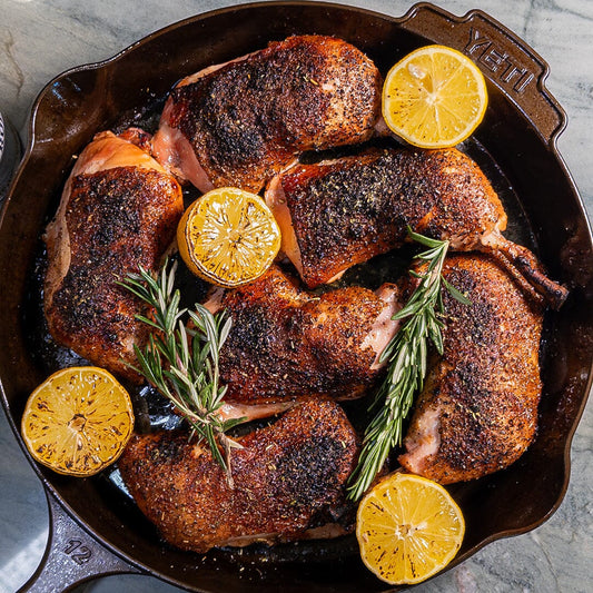 Lemon Garlic Butter Chicken on the Weber Searwood