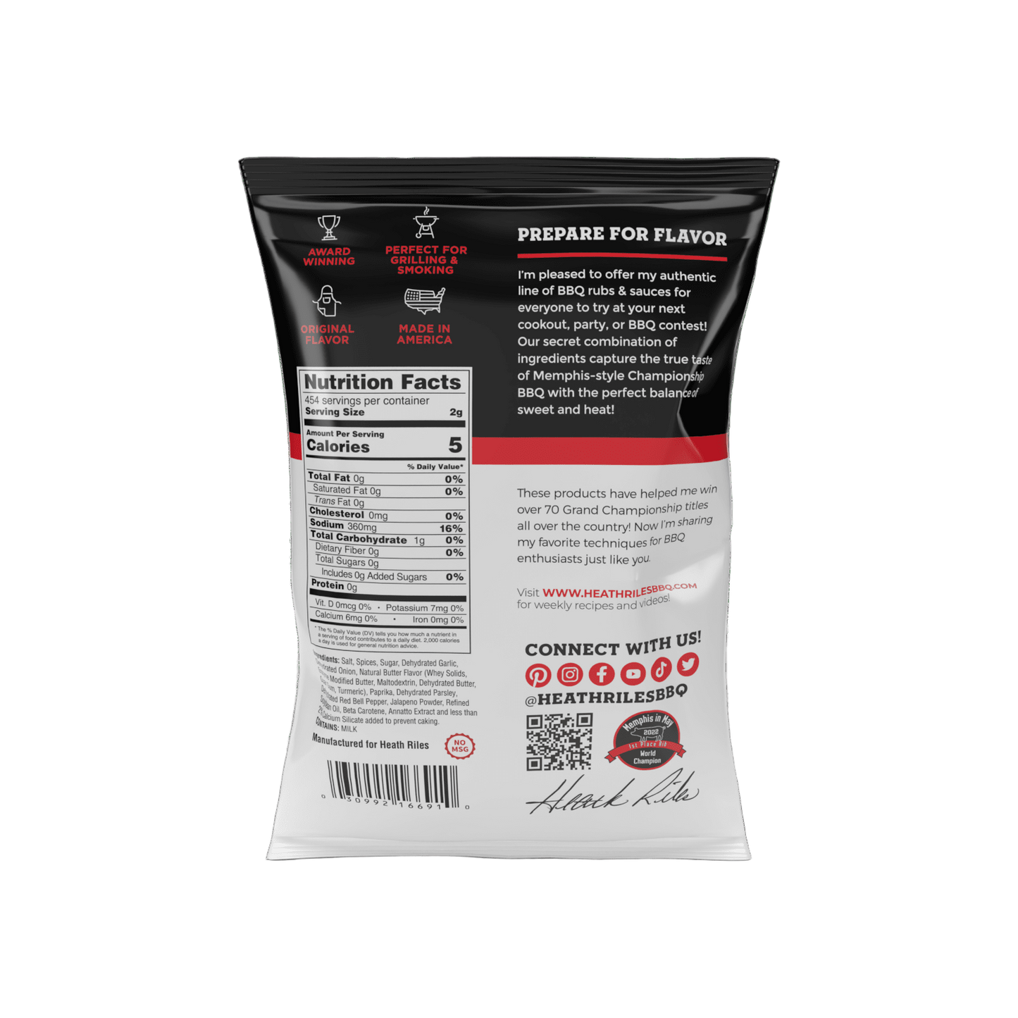 Cajun Creole Garlic Butter Rub Bulk Bag, 2 lb.