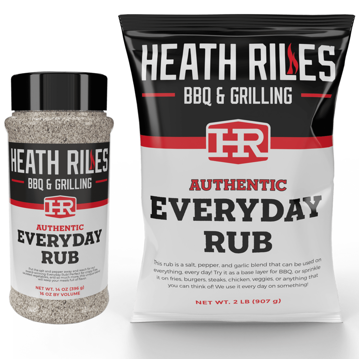 Everyday Rub Shaker & 2 lb. Refill Bag Combo