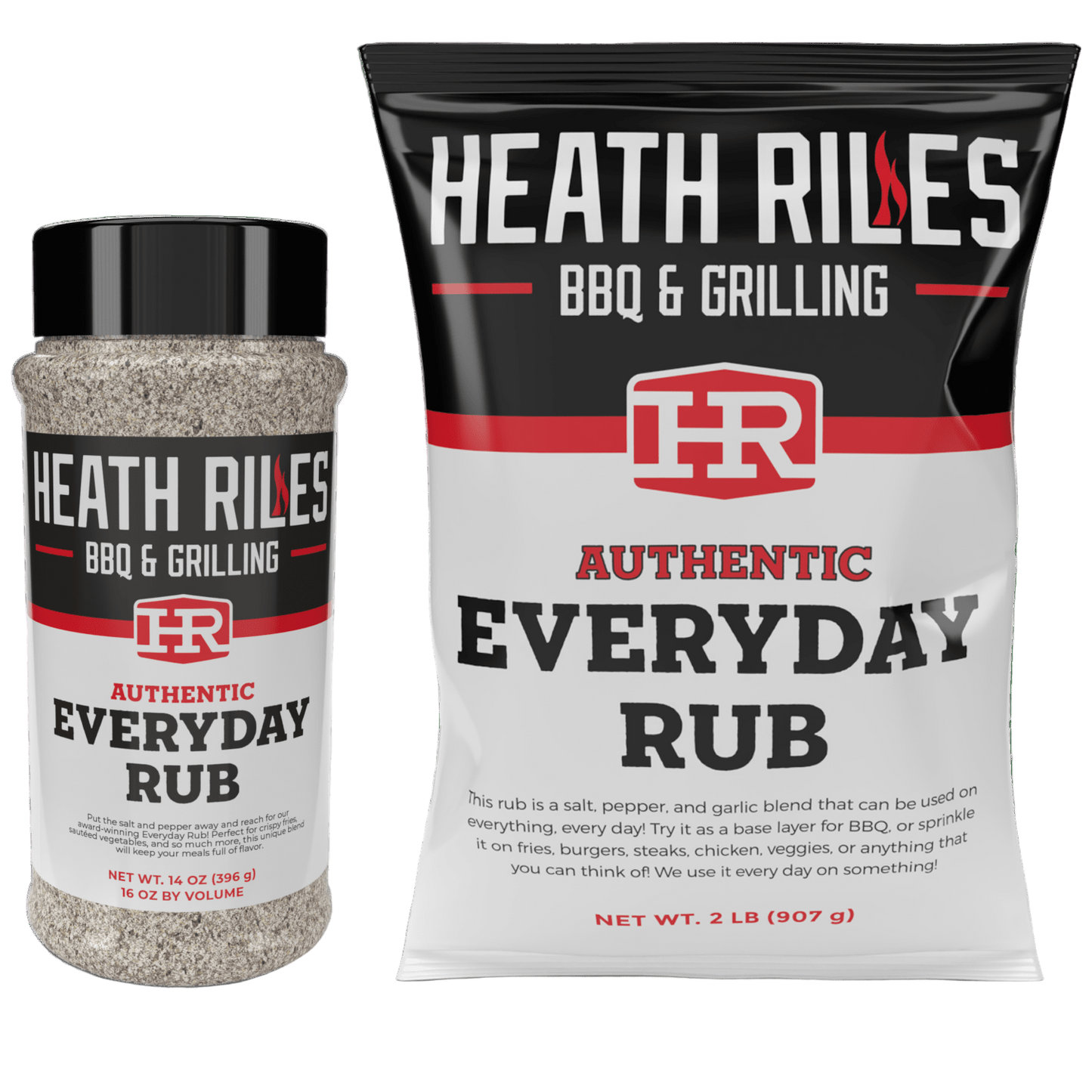 Everyday Rub Shaker & 2 lb. Refill Bag Combo
