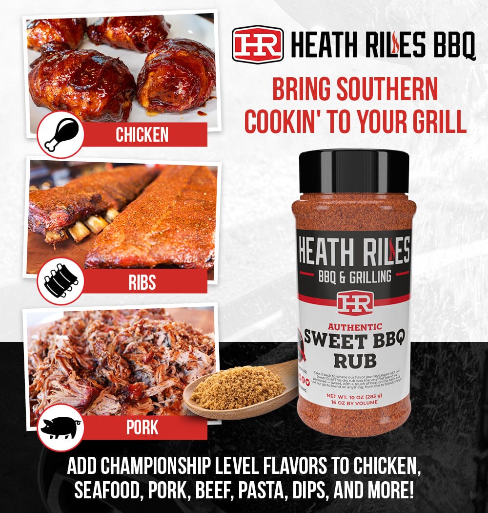 Sweet BBQ Rub โข BBQ Rubs Seasonings Heath Riles BBQ