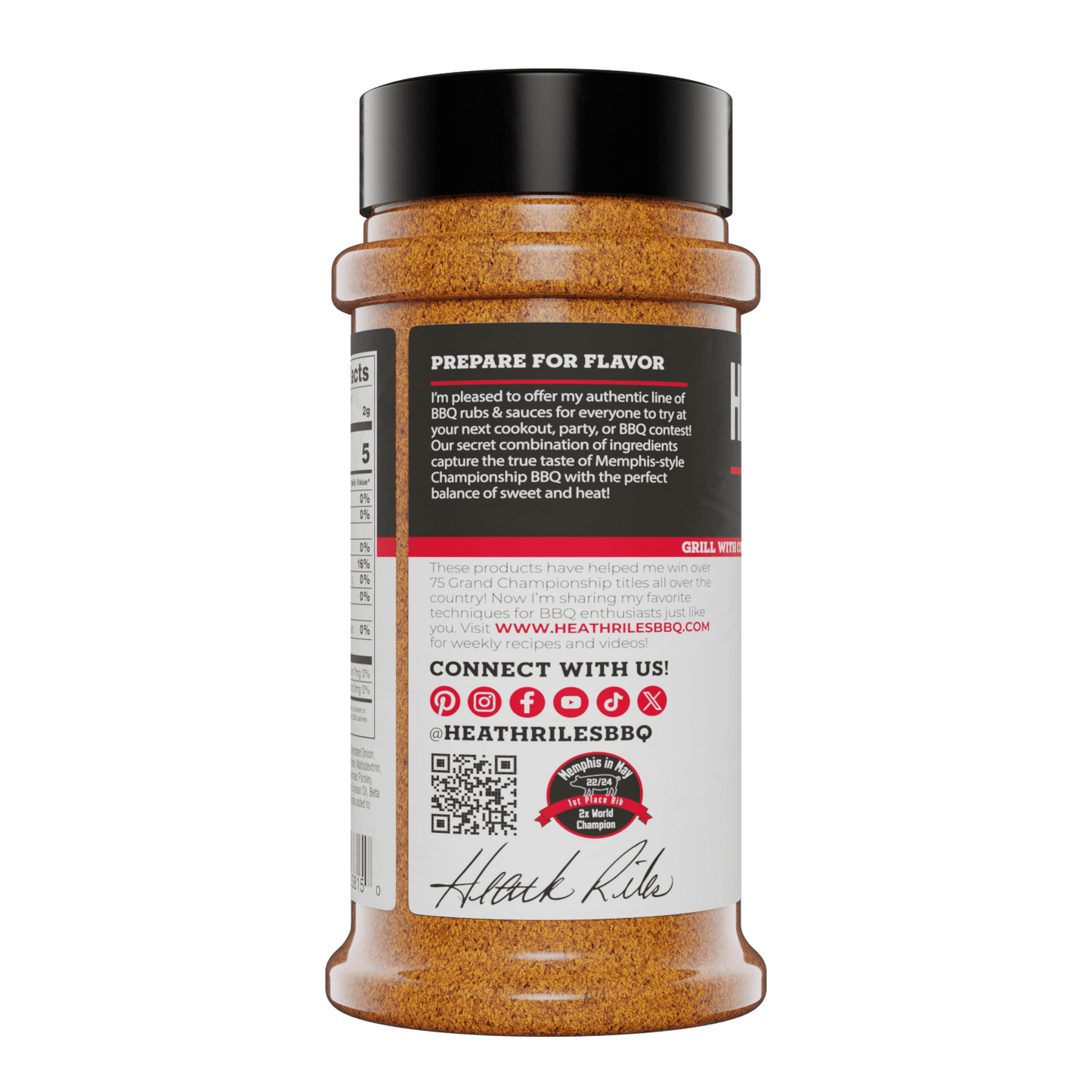 Cajun Creole Garlic Butter Rub Shaker, 8 oz.