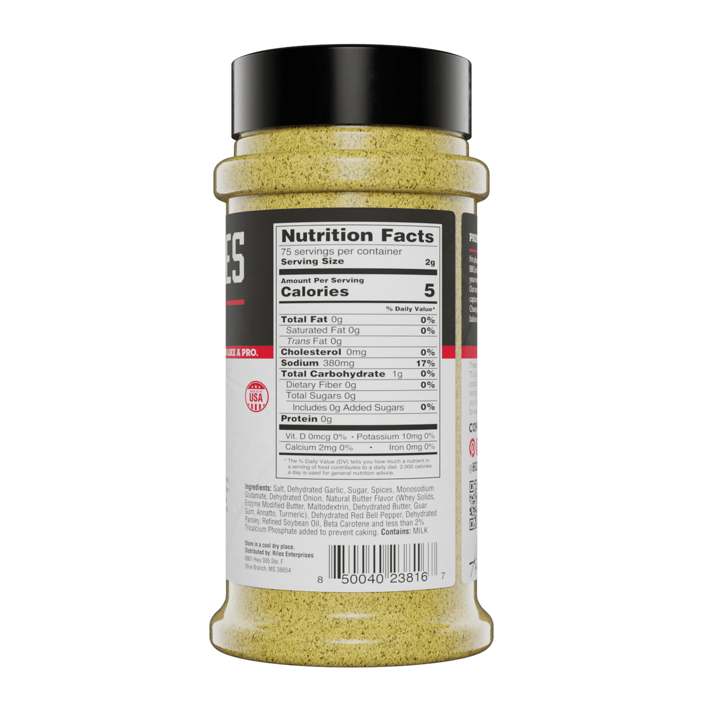 Garlic Butter Rub Shaker, 8 oz.