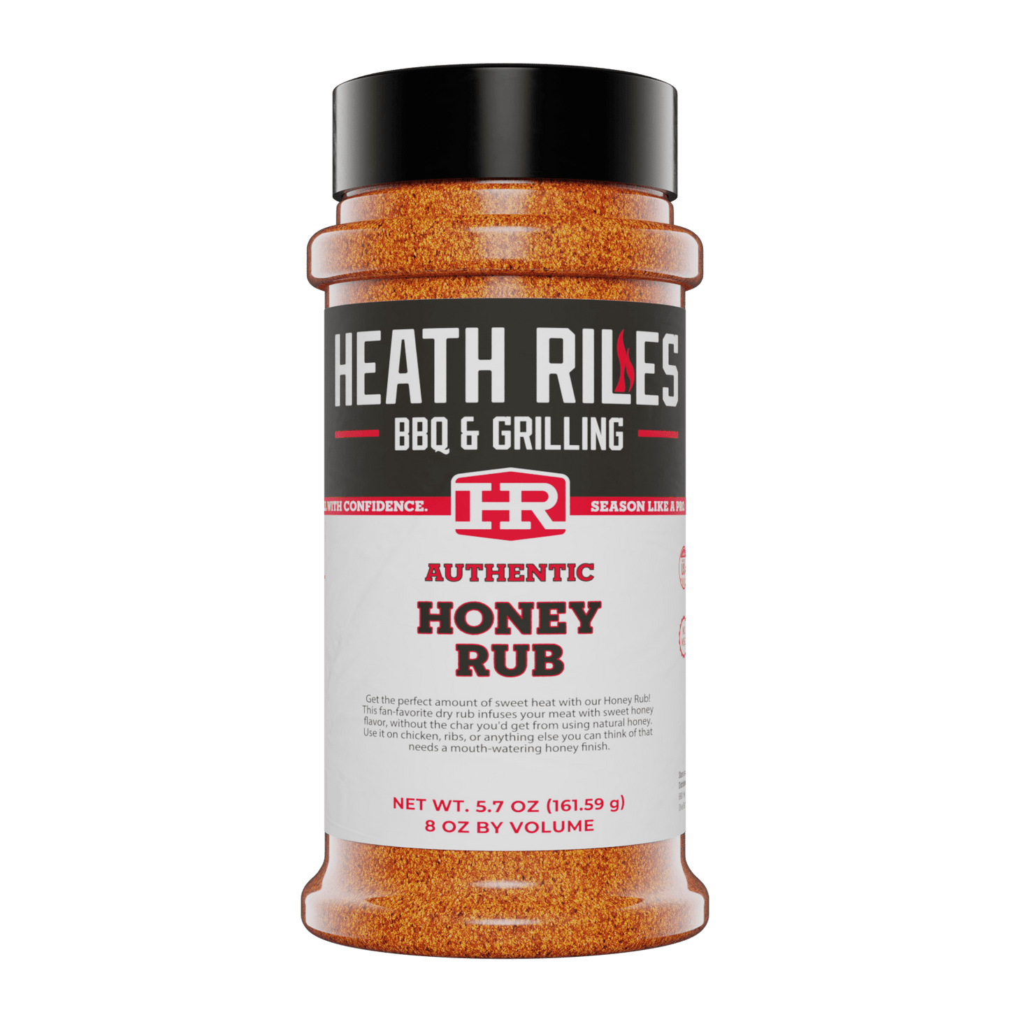 Honey Rub Shaker, 8 oz.