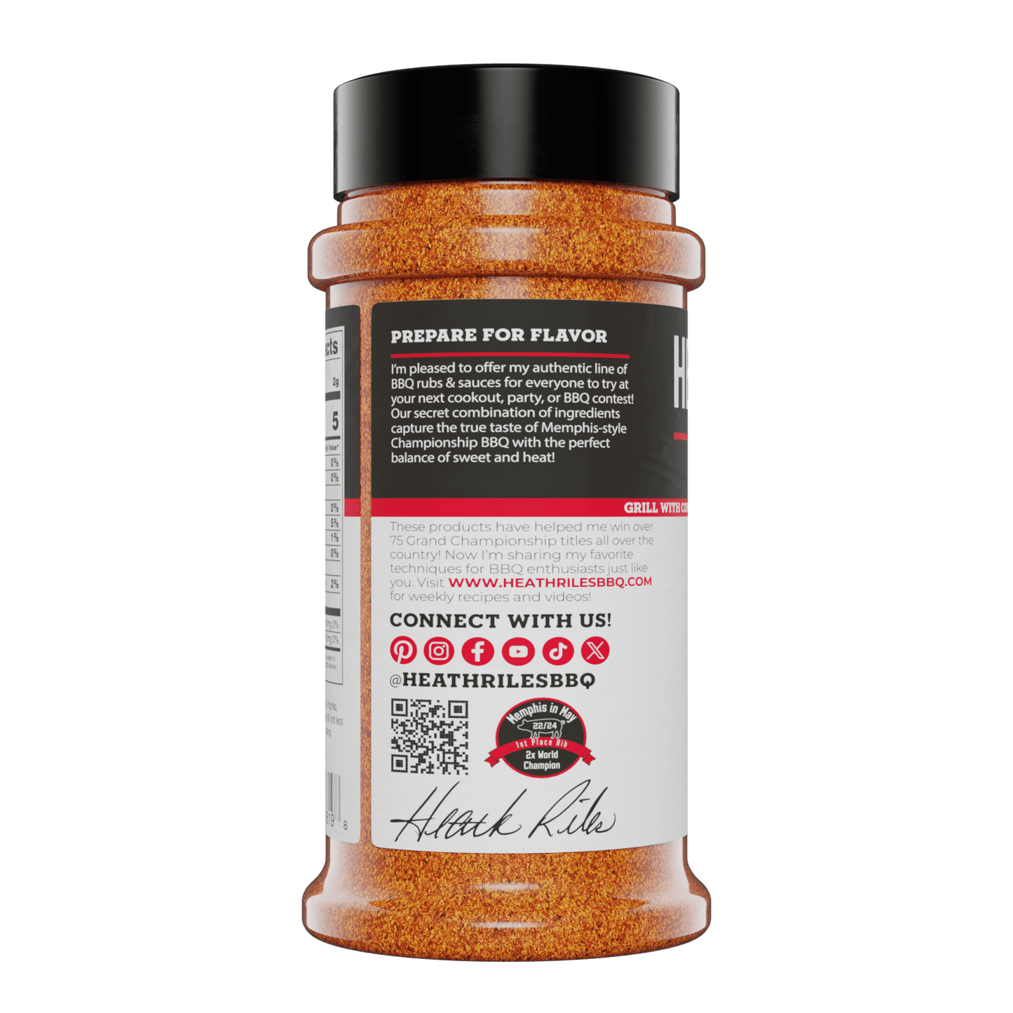 Honey Rub Shaker, 8 oz.