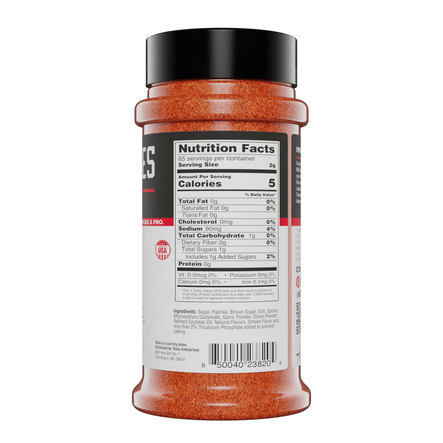 Sweet BBQ Rub Shaker, 8 oz.