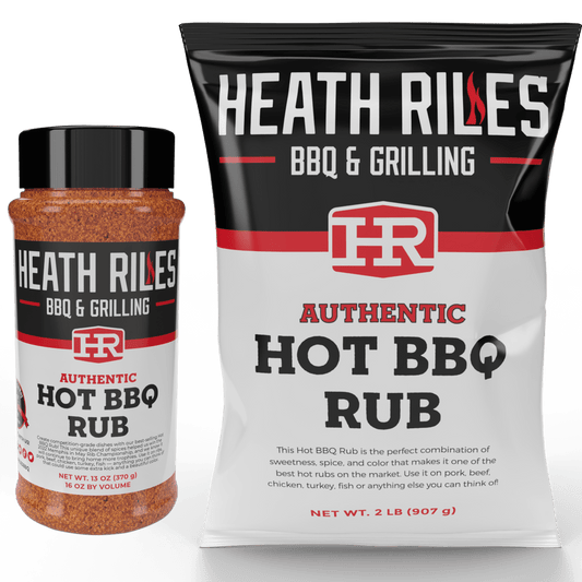 Hot BBQ Rub Shaker & 2 lb. Refill Bag Combo