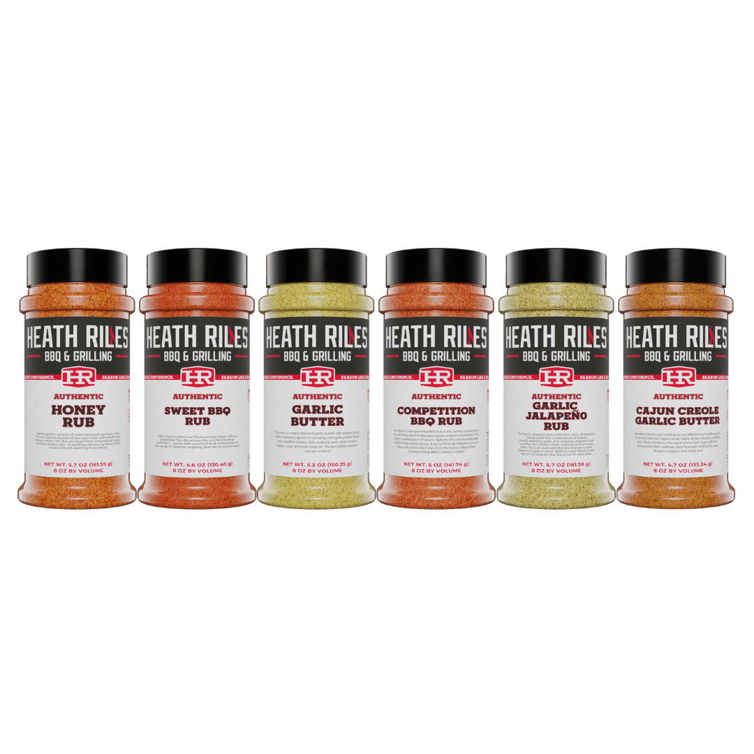 The Signature Six • BBQ Rubs Seasonings Heath Riles BBQ
