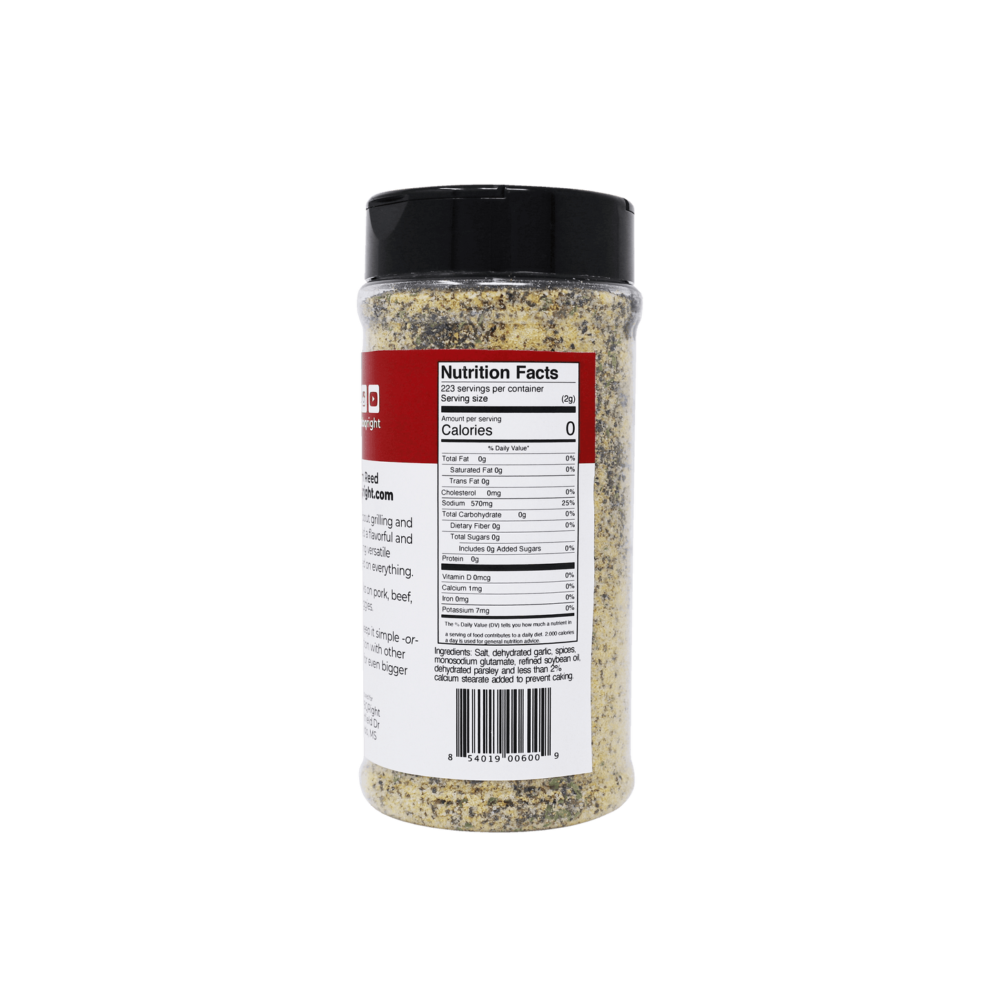 Killer Hogs A.P. Seasoning, 16 oz. - Nutrition Facts