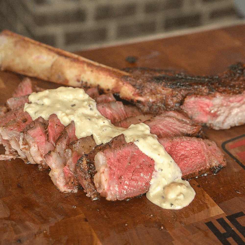 Reverse-Seared Wagyu Tomahawk Ribeye on the Traeger