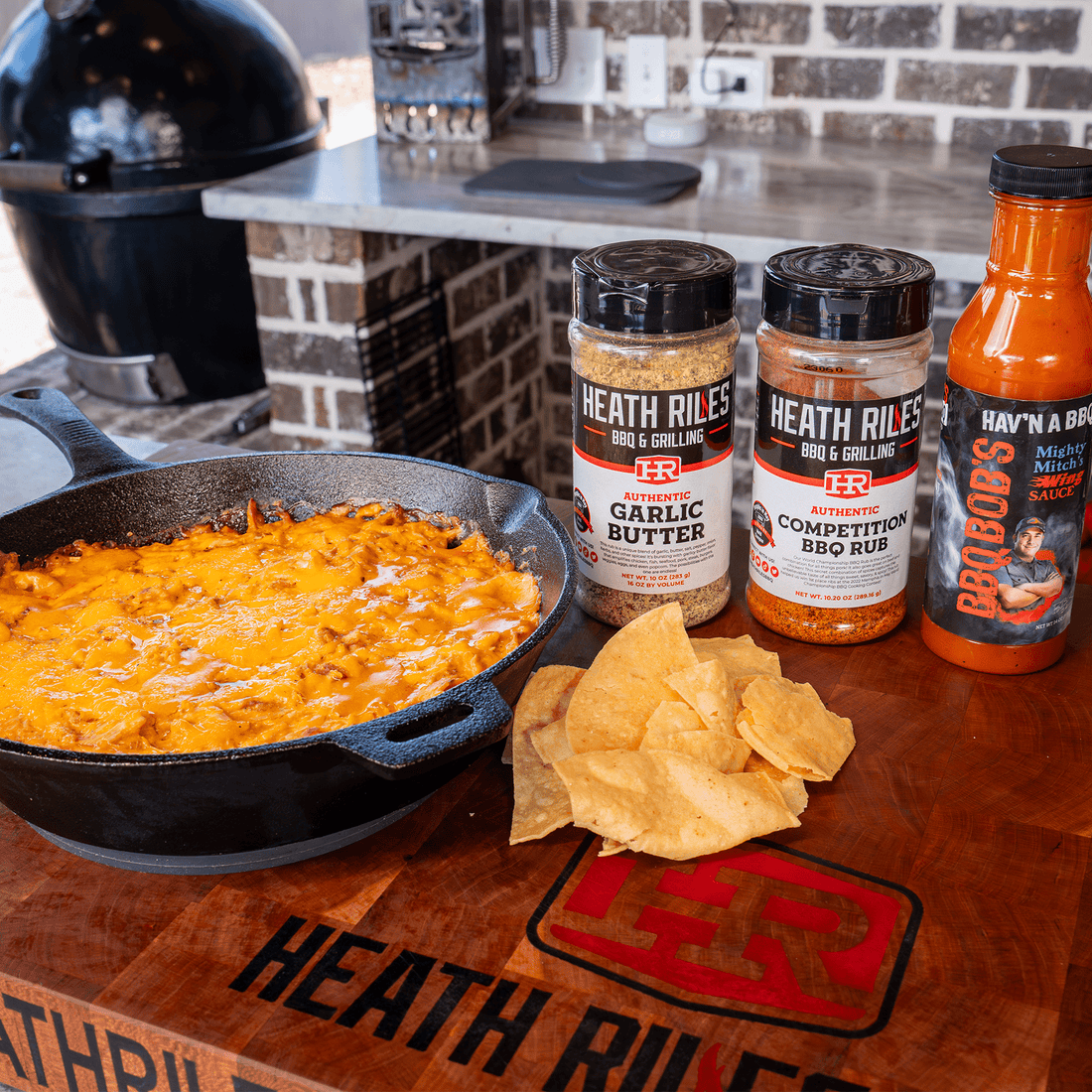 Smoked Buffalo Chicken Dip Recipe On the Weber Kettle Grill