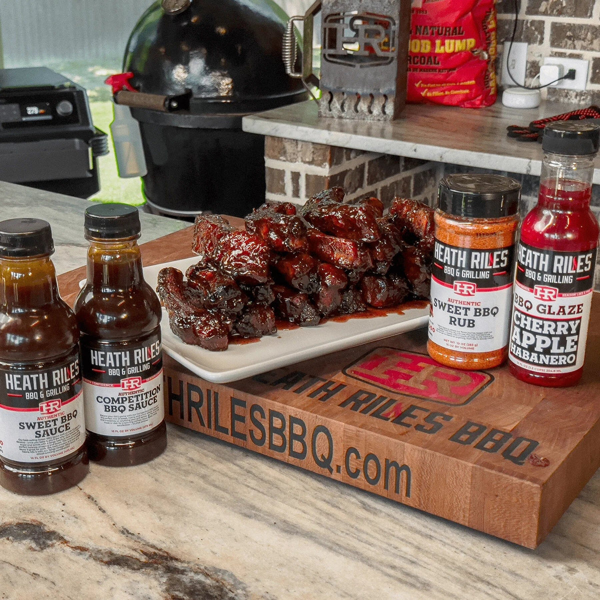 Easy Party Ribs on the Weber Kettle Grill – Heath Riles BBQ