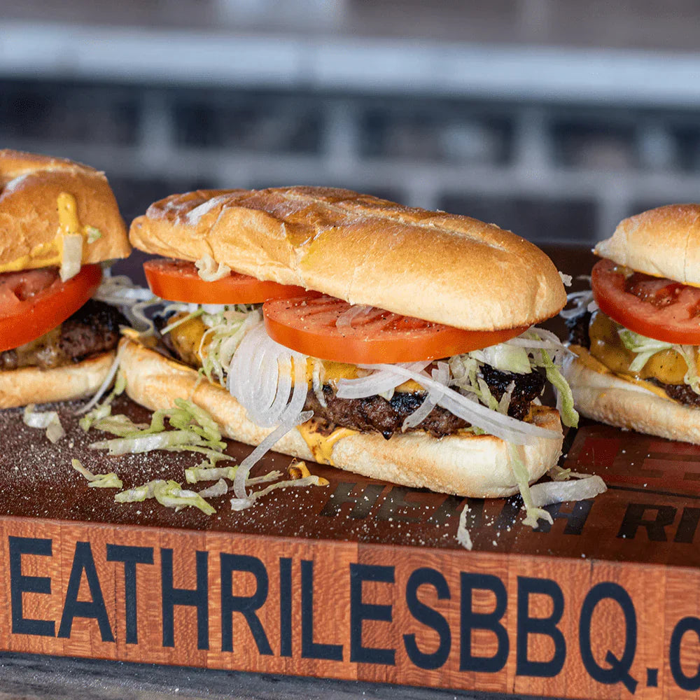 Cheeseburger Hoagies on the Traeger Flatrock Flat Top