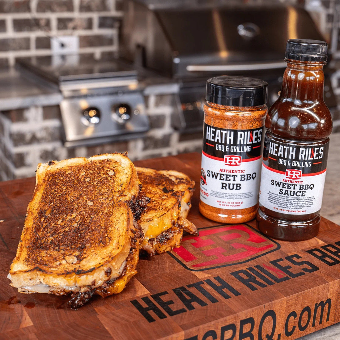Brisket Grilled Cheese on the Traeger Flatrock Flat Top