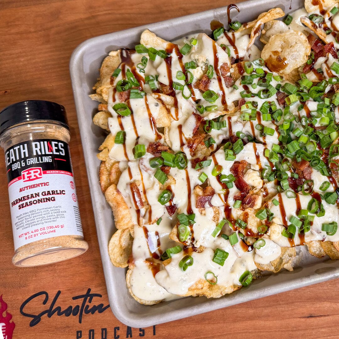 Dirty Blue Cheese Chips on the Smoker