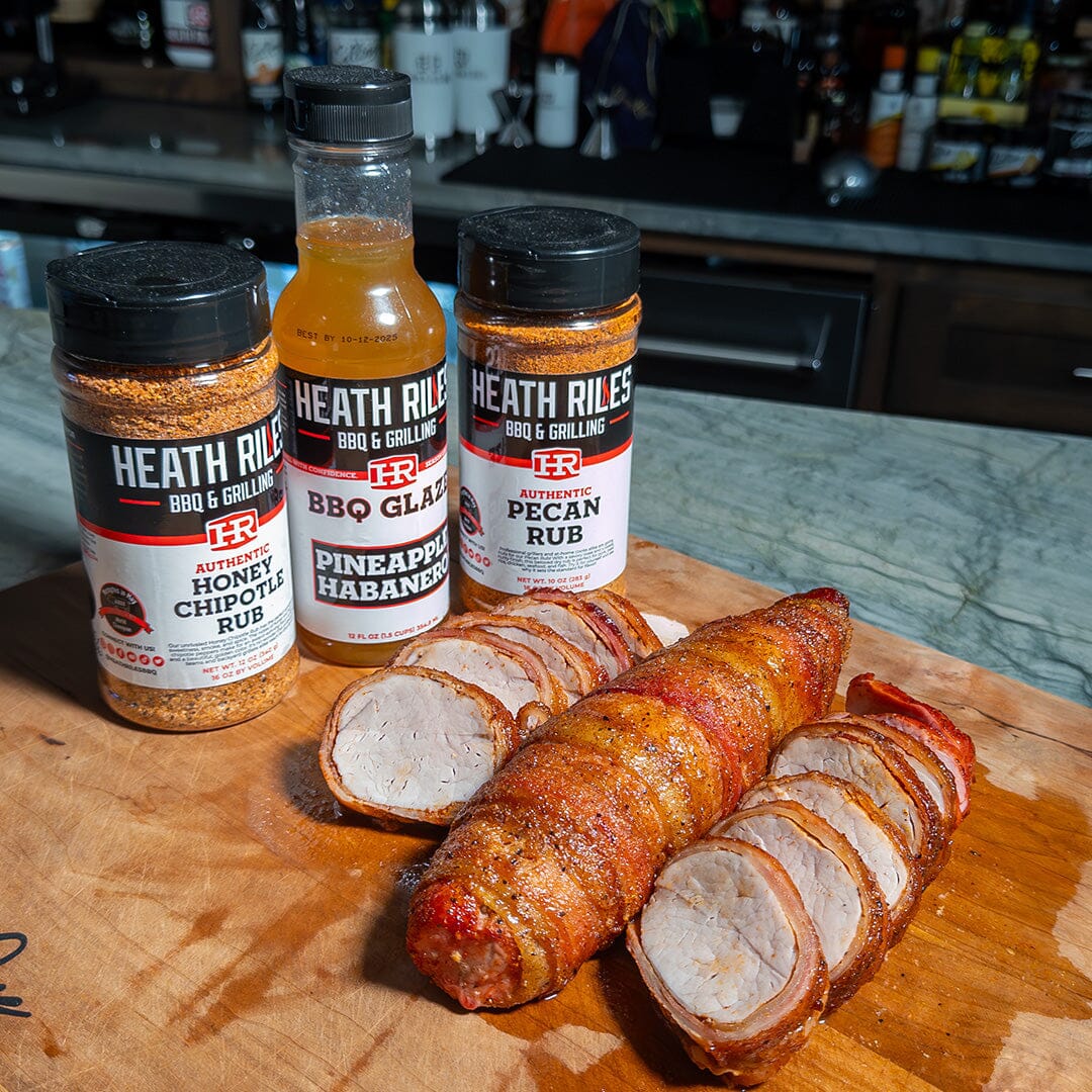 Bacon Wrapped Pork Tenderloin on the Camp Chef Woodwind Pro 36