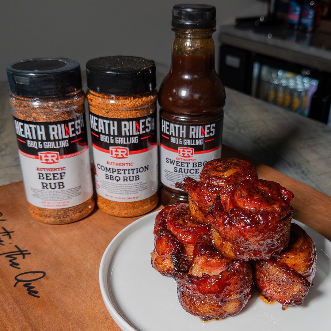 BBQ Bacon Burger Pinwheels