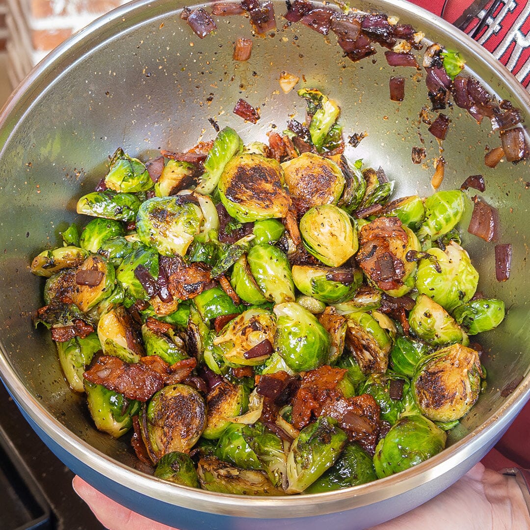 Maple Bacon Brussels Sprouts