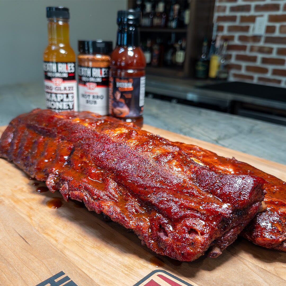 Maple Bourbon Glazed Ribs