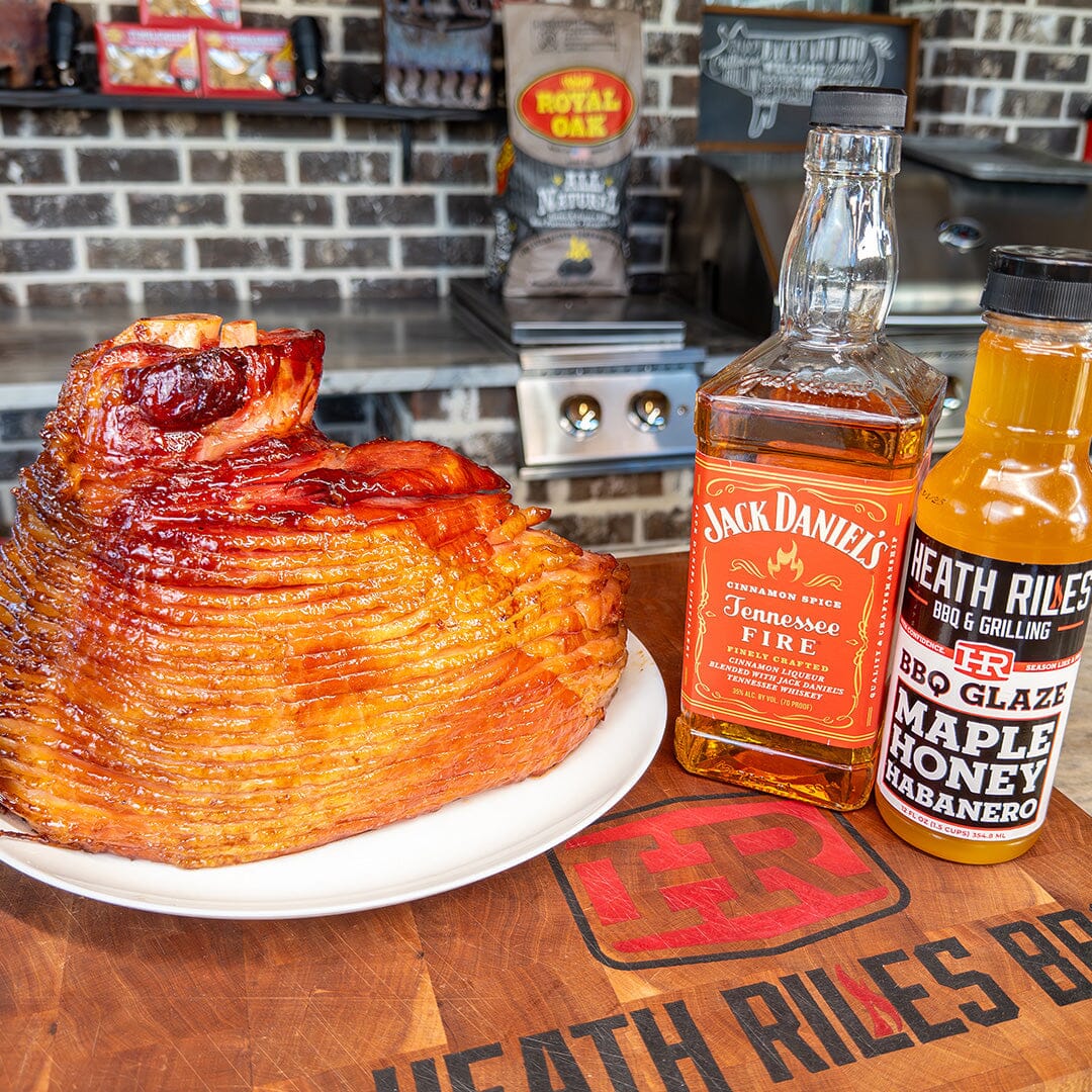 Maple Cinnamon Glazed Ham on the Camp Chef Woodwind Pro 36