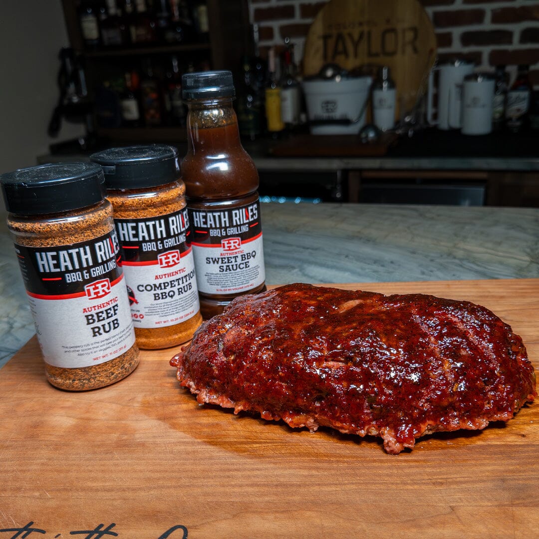 Smoked Barbecue Meatloaf on the Weber Searwood