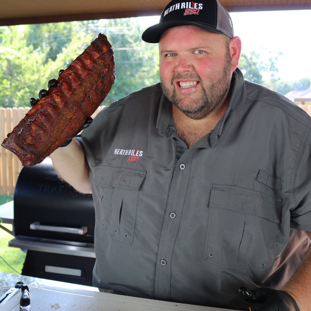 Memphis Style Dry Ribs Recipe on the Pellet Grill