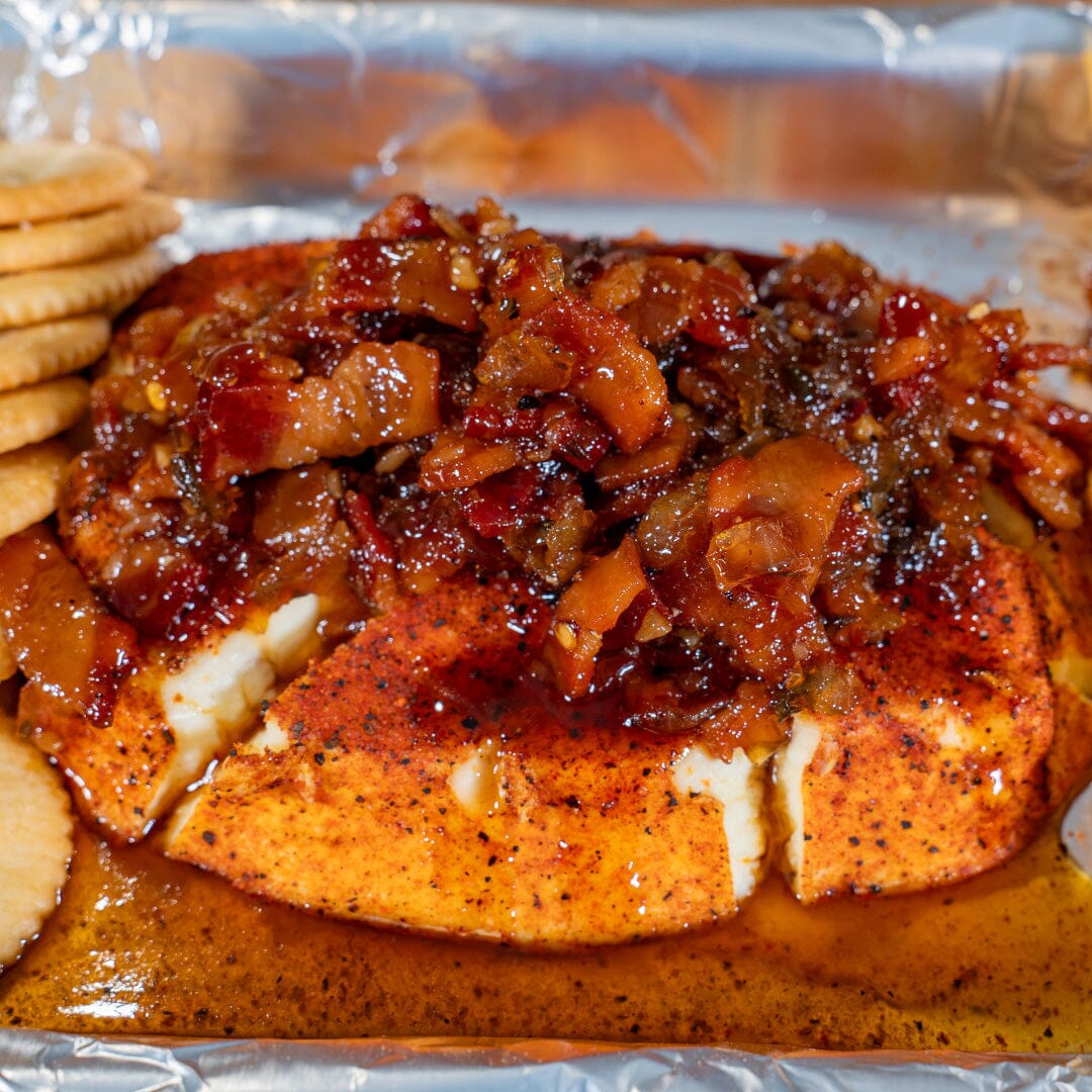 Smoked Cream Cheese with Jalapeño Bacon Jam