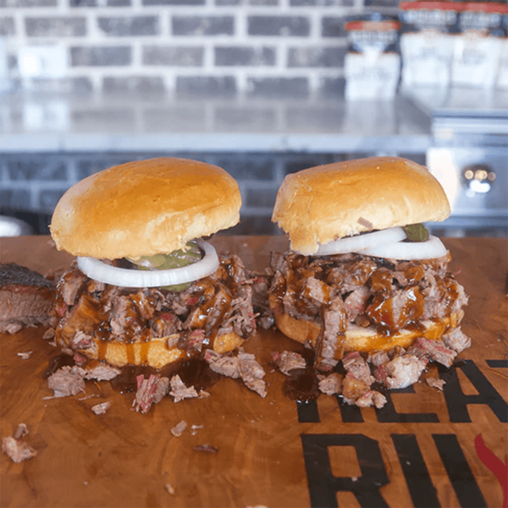Chopped Brisket Sandwich