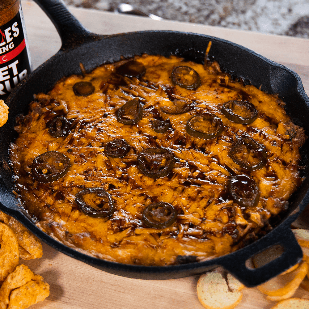 Cheesy Pork Dip Recipe on the Pellet Grill