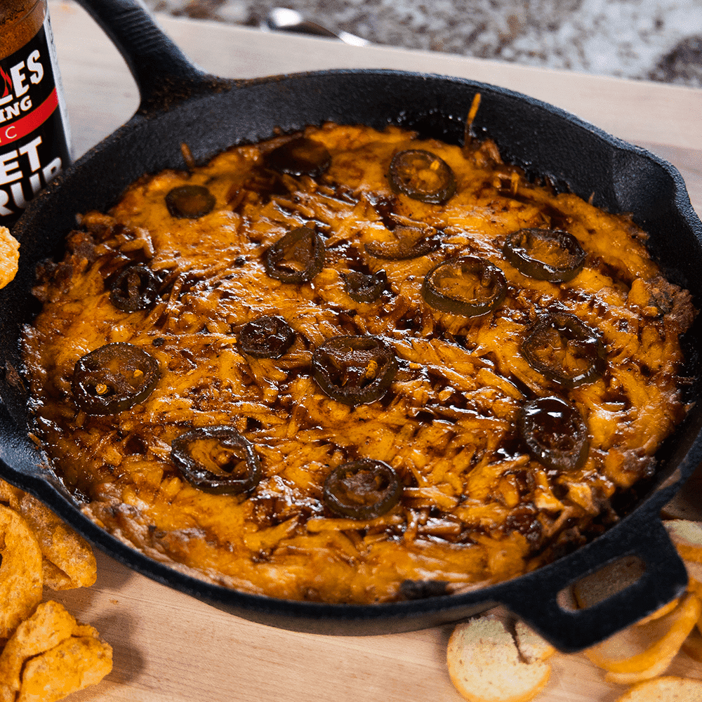 Cheesy Pork Dip Recipe on the Pellet Grill