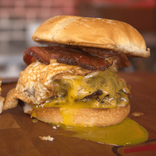Hangover Burger| Traeger Flatrock Flat Top Grill
