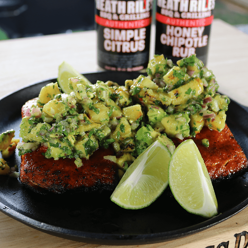 Honey Chipotle Citrus Salmon Recipe | Big Green Egg