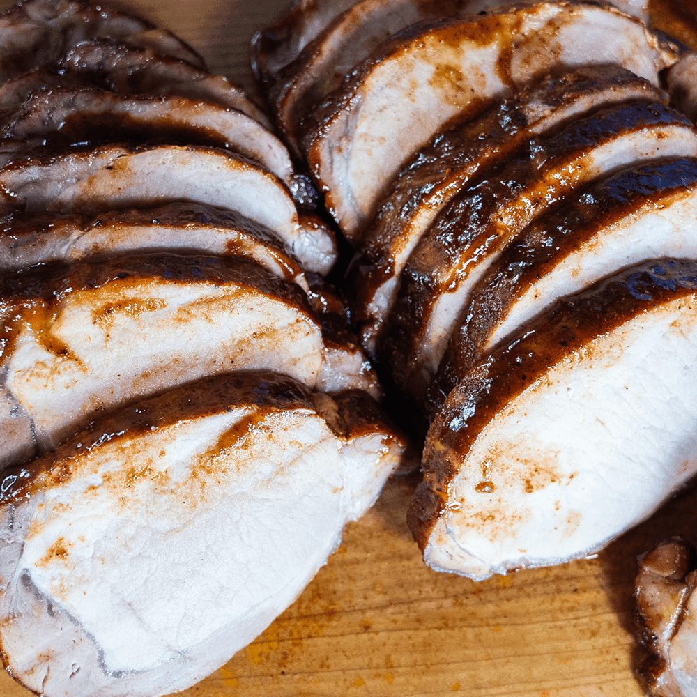 Chipotle Peach Pork Loin Recipe on the Pellet Grill