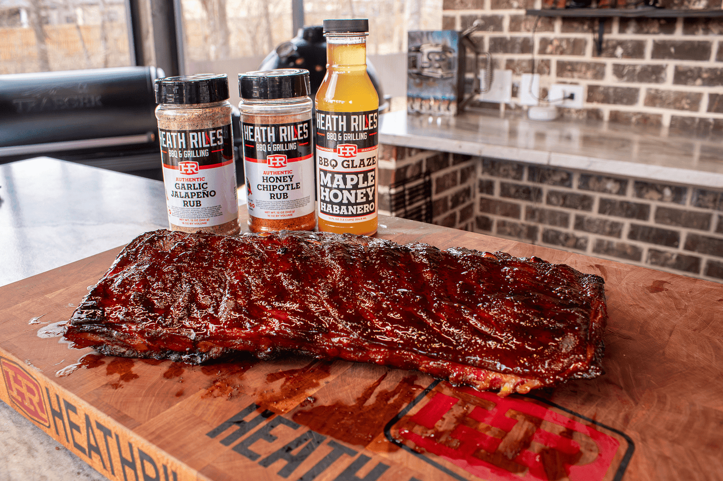 Hot Honey Maple Ribs On the Gateway Drum Smoker