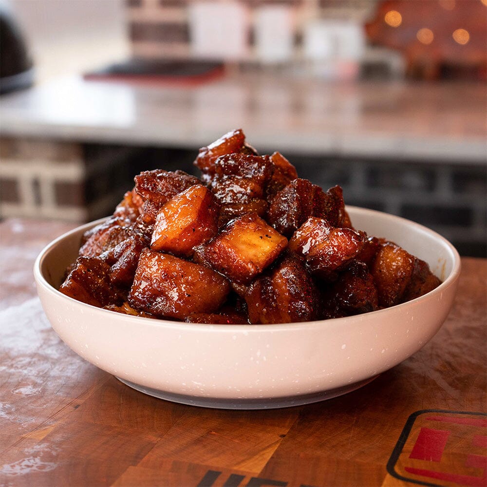 Smoked Pork Belly Burnt Ends | Traeger Timberline 1300