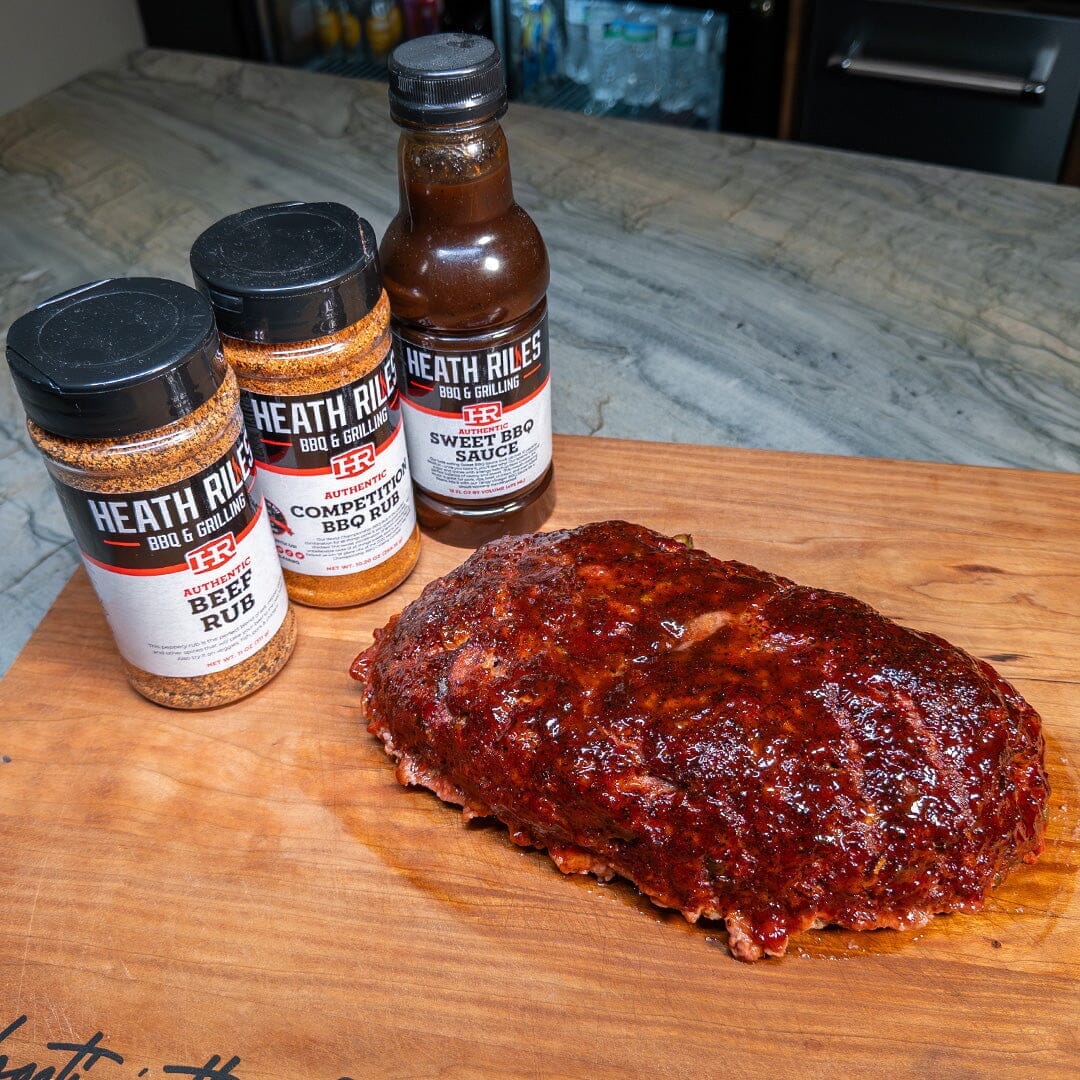 Smoked Barbecue Meatloaf on the Weber Searwood