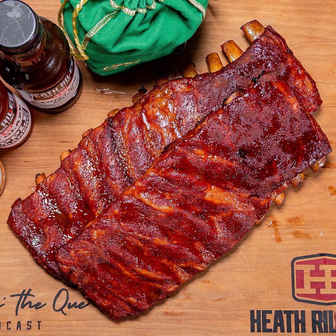 Apple Bourbon Glazed Ribs