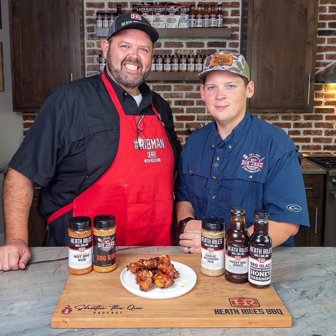 Boudin Stuffed Bacon Wrapped Shrimp: BBQ with Big Jake | Heath Riles B ...