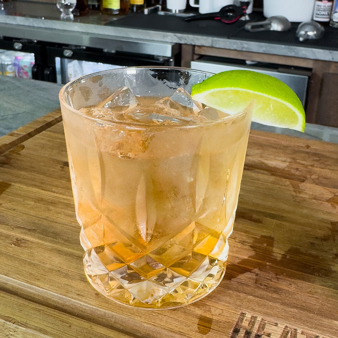 Cherry Glazed Whiskey Ginger