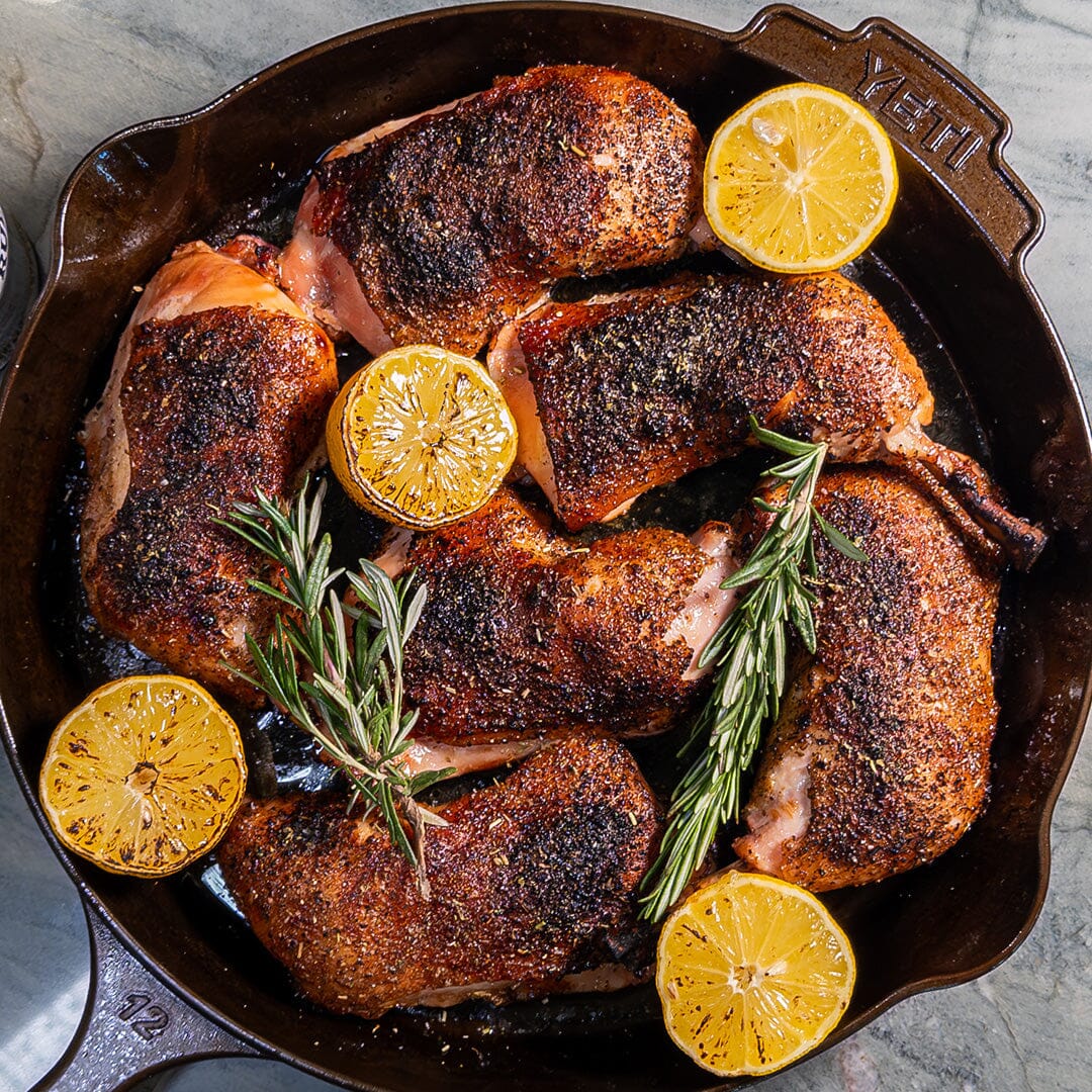 Lemon Garlic Butter Chicken on the Weber Searwood