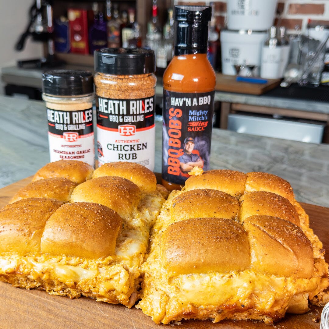 Buffalo Chicken Sliders on the Recteq