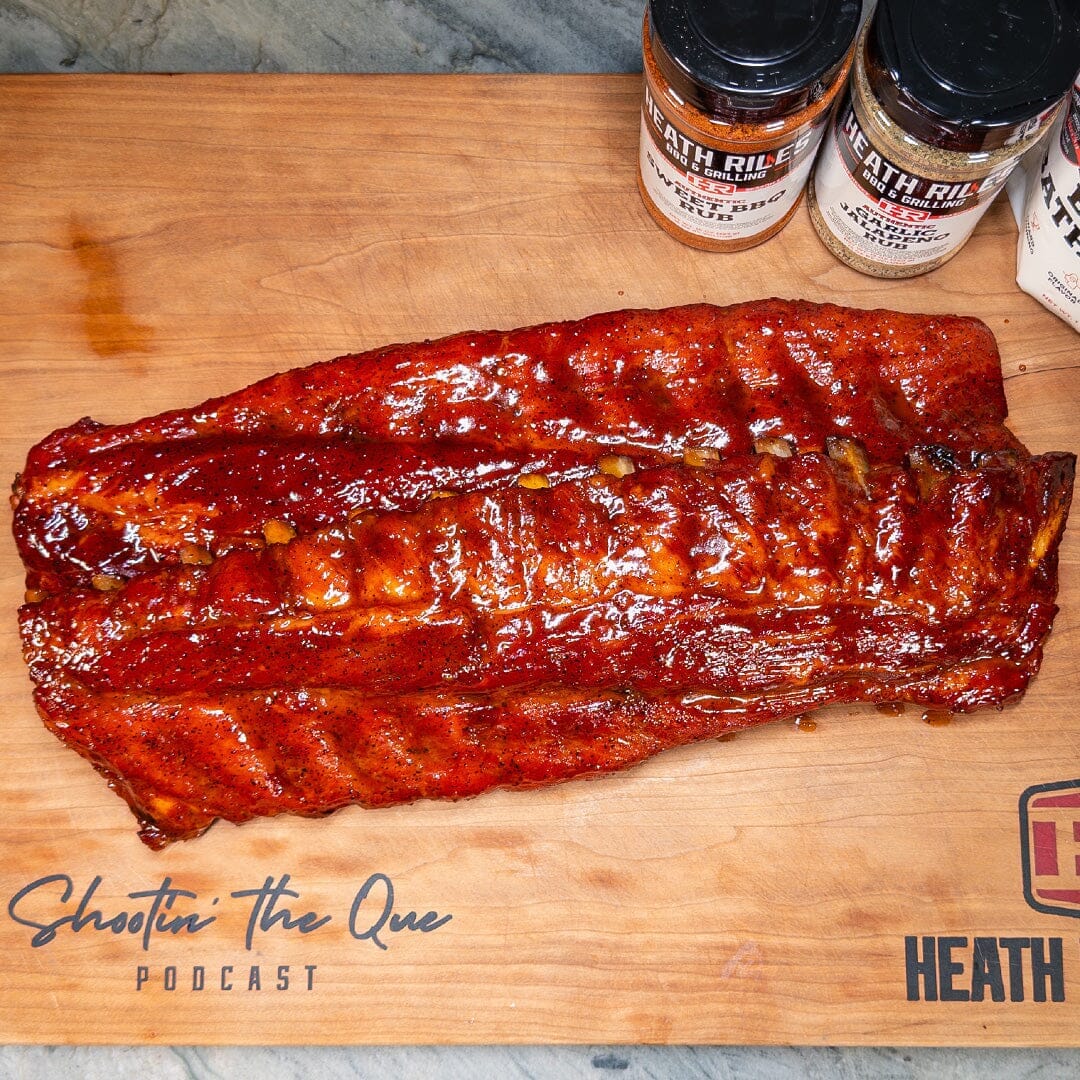 Pineapple Chipotle Ribs on the Smokin Brothers Premier Vertical