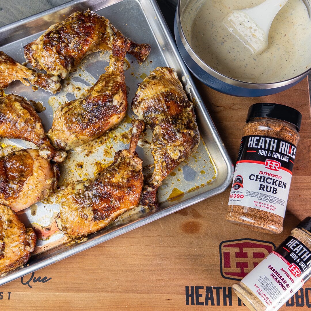 Creamy Garlic Parmesan Chicken Leg Quarters