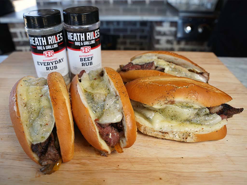 Grilled Ribeye Steak Sandwich on the PK 360 Grill