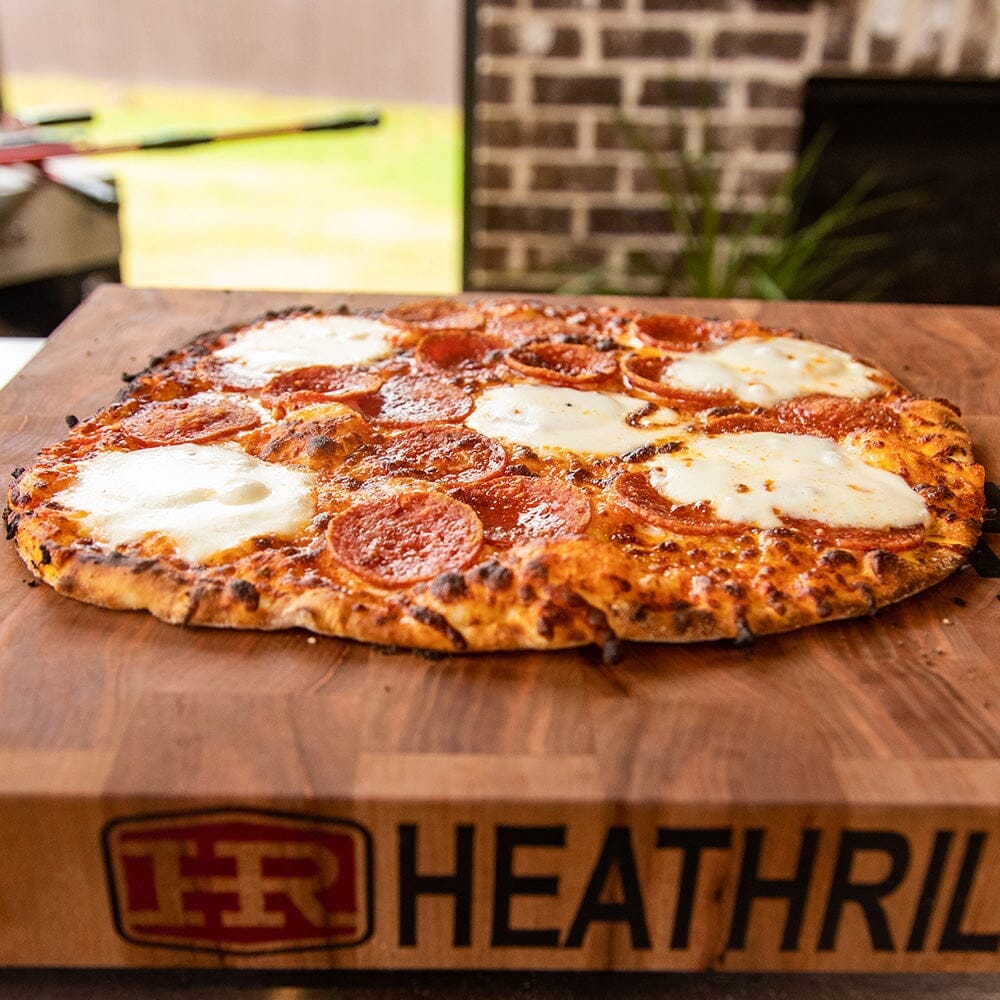 Wood Fired Pepperoni Pizza on the Alfa Pizza Oven