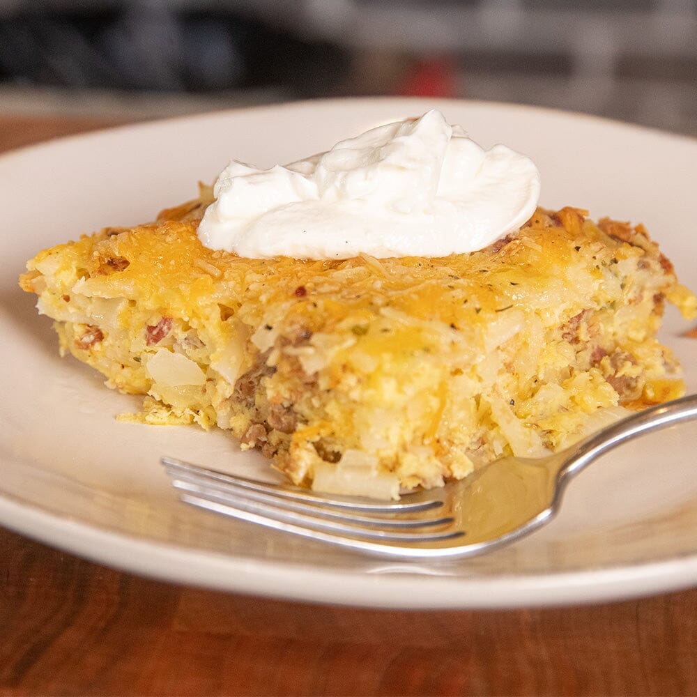 Breakfast Casserole on the Traeger Timberline 1300