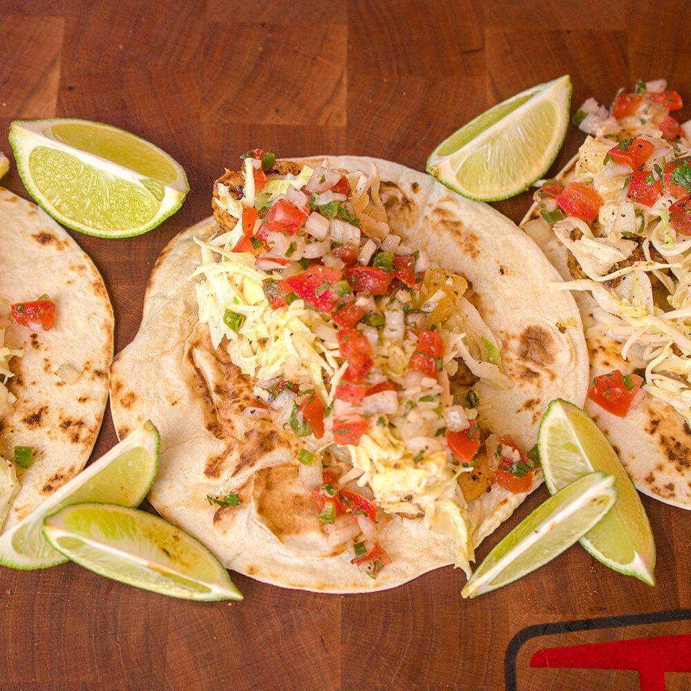 Cajun Creole Shrimp Tacos | Traeger Flatrock Flat Top Grill