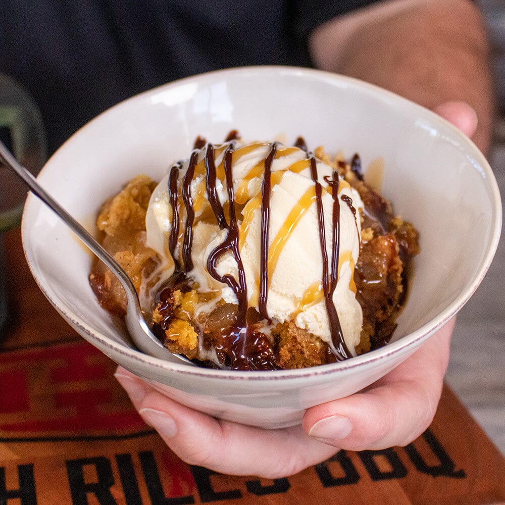 Apple Dump Cake Recipe on the Traeger Timberline 1300