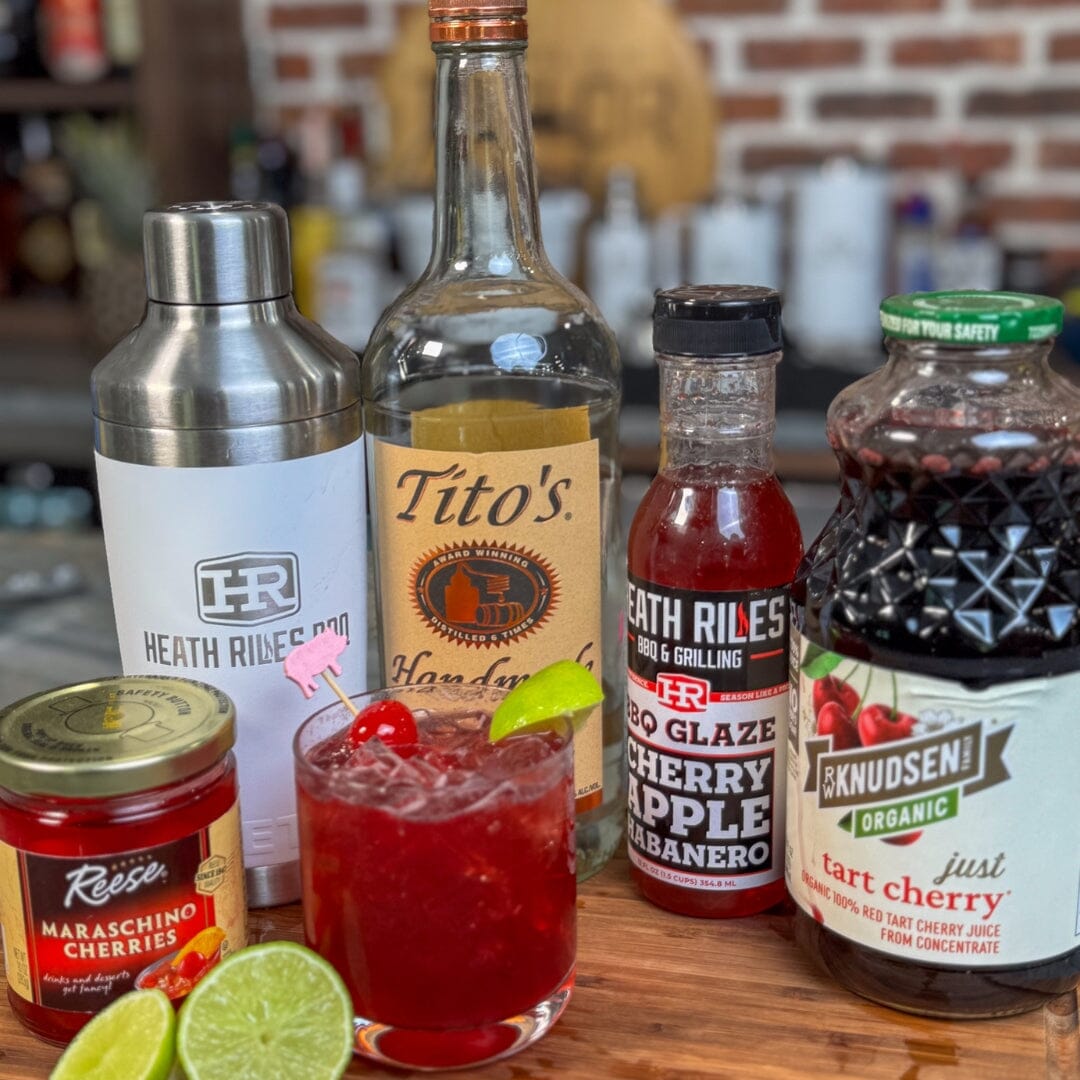 Cherry Limeade Cocktail | A Sweet & Bubbly Summer Drink
